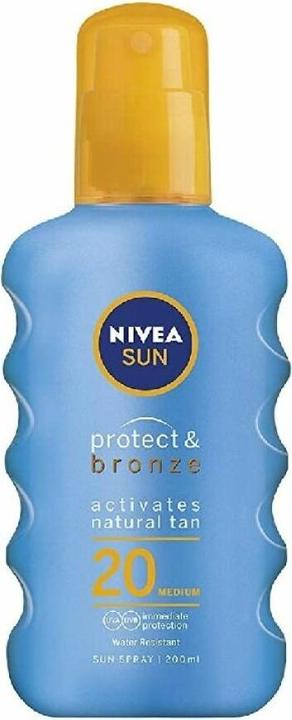 NIVEA Protect & Bronze (Sonnenspray, SPF 20, 200 ml, 150 g)