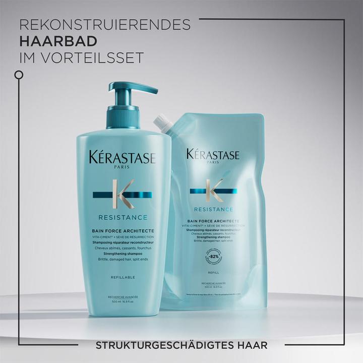 Produktbild Kérastase Resistance Nachfüllset (1000 ml, Flüssiges Shampoo)