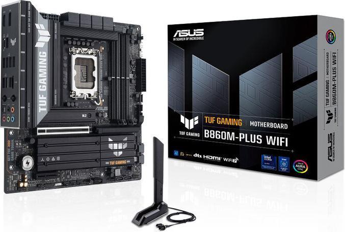 Actual product image ASUS TUF GAMING B860M-PLUS WIFI (LGA 1851, Intel B860, mATX)