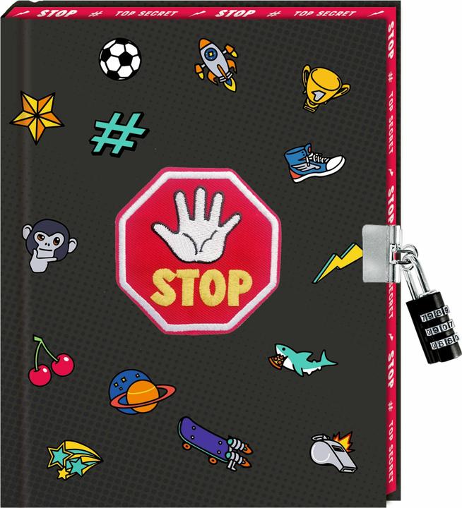 Diario: STOP - Top Secret (15 x 19 cm, Tedesco)