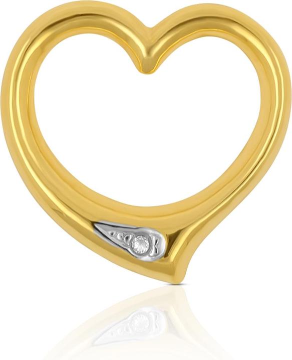Produktbild Muau Swinging Heart (750, Weissgold, 18K Gelbgold)
