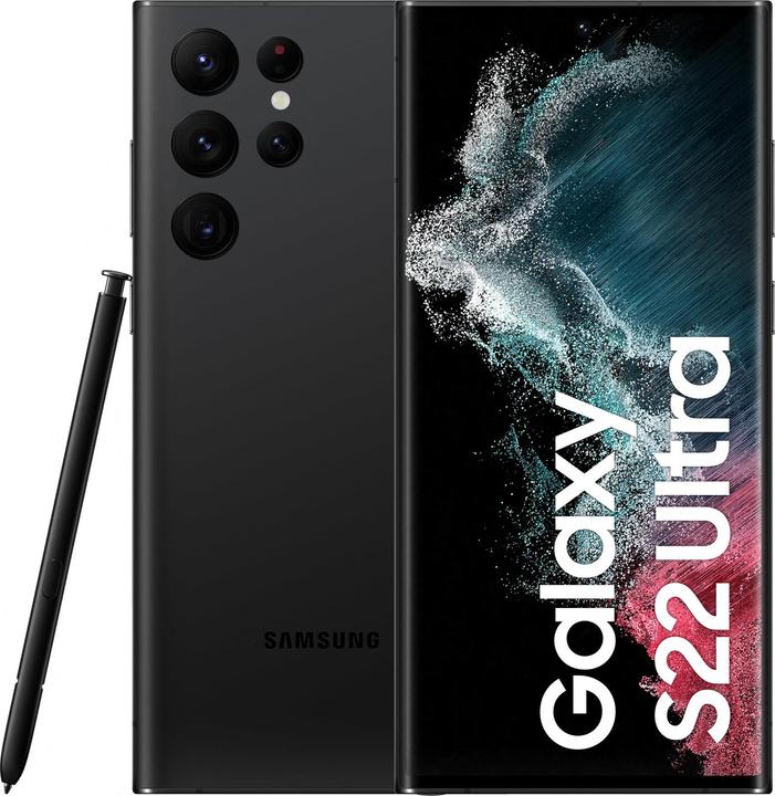 Productafbeelding Samsung Galaxy S22 Ultra (256 GB, Fantoom Zwart, 6.80", Dubbele SIM, 108 Mpx, 5G)