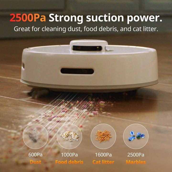 Actual product image SwitchBot Mini Robot Vacuum K10+ (Robot vacuum)