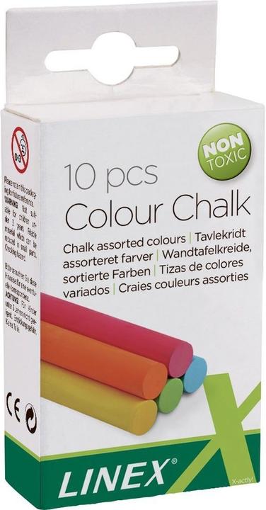 Actual product image Linex Table chalks (Multicoloured, 10 x)