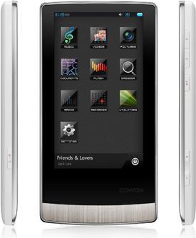 Actual product image Cowon J3, 8GB Multimedia Player White, Bluetooth, MicroSD