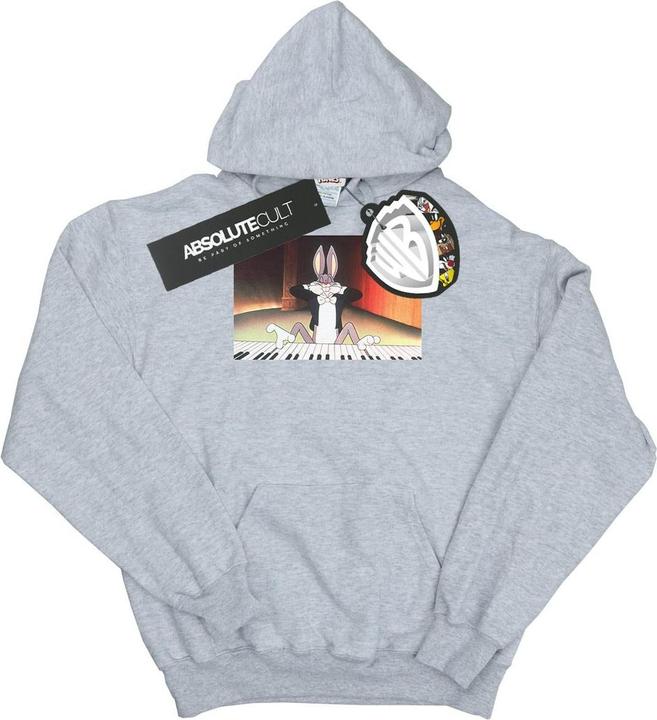 Looney Tunes Bugs Bunny Playing Piano Kapuzenpullover (XXL)