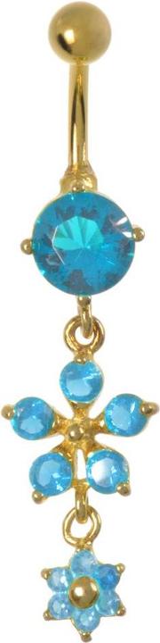 Aqua blue, Gold