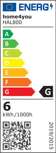 Energie-Label Schwaiger LED Leuchtmittel E14, Zigbee 3.0, RGBW, dimmbar (E14, 6 W, 470 lm, 1 x, G)