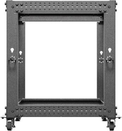 Produktbild Lanberg OPEN RACK 19 12U 600X600-1100 REGULOWANY CZARNY (19 Zoll Rack)