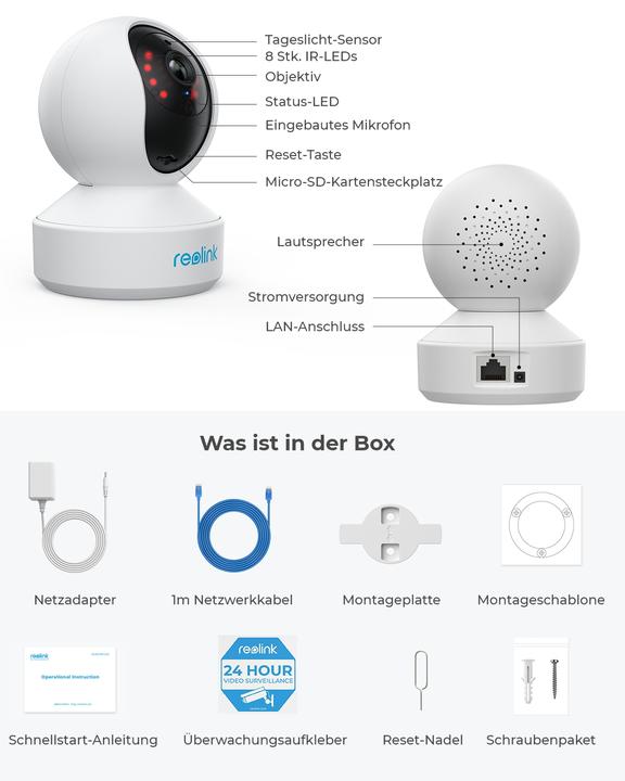 Actual product image Reolink E330 (2560 x 1440 Pixels)