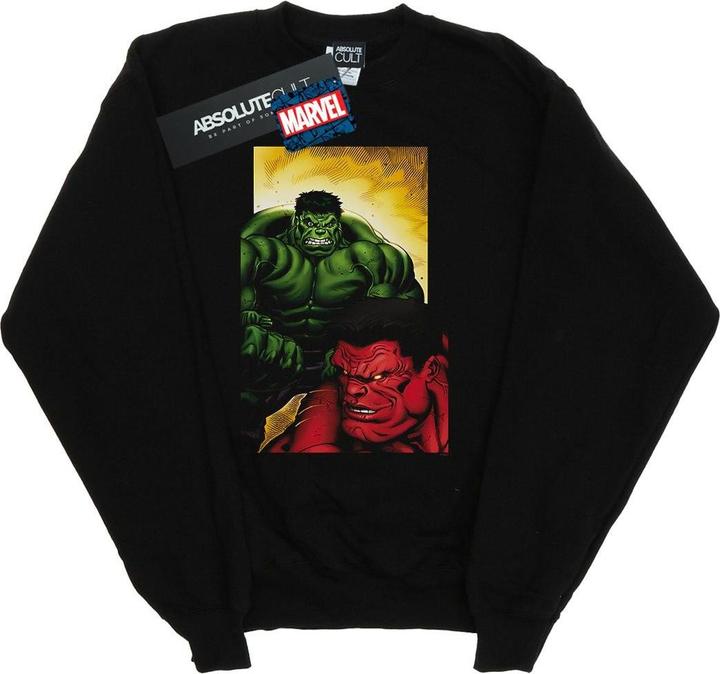 Red Hulk Vs Green Hulk Sweatshirt (S)