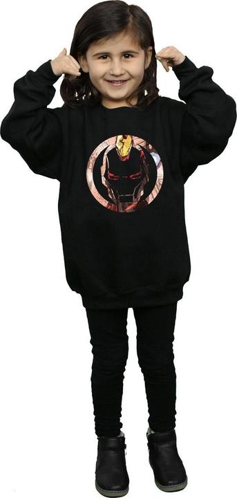 Immagine prodotto Iron Man Montage Symbol Felpa Ragazze (152, 158)