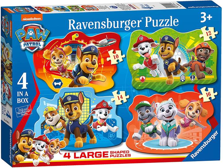 Produktbild Ravensburger 4 in 1 Shaped Puzzles - Paw Patrol (10 Teile)