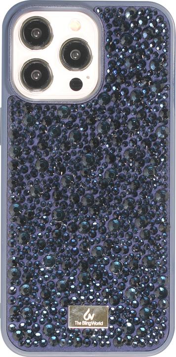 Produktbild PhoneLook Hülle Glitzer Diamant The Bling World Dunkelblau (Apple iPhone 15 Pro Max)