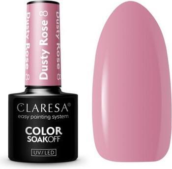 Produktbild Claresa 8 Dusty Rose UV-Nagellack 5ml (Rosa, UV-Gel Lack)