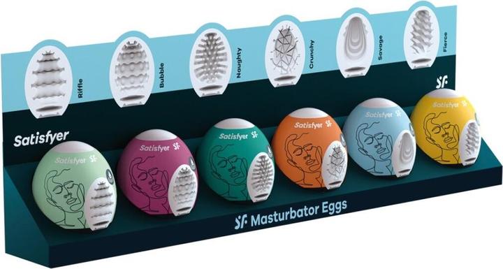 Produktbild Satisfyer Masturbator Egg Set - Assorted - 6 pcs