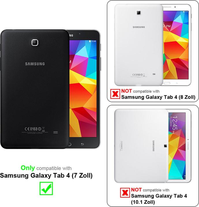 Produktbild Cadorabo 2x Schutzfolie (1 Stück, Galaxy Tab 4)