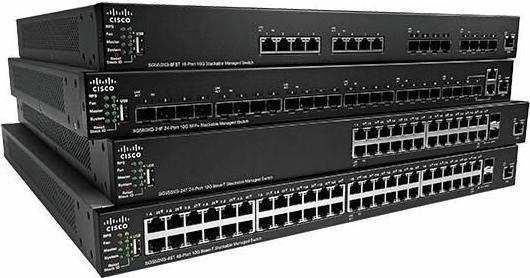 Actual product image Cisco SX550X-24FT 24-PORT 10G STACKABLE MANAGED SWITCH (12 ports)