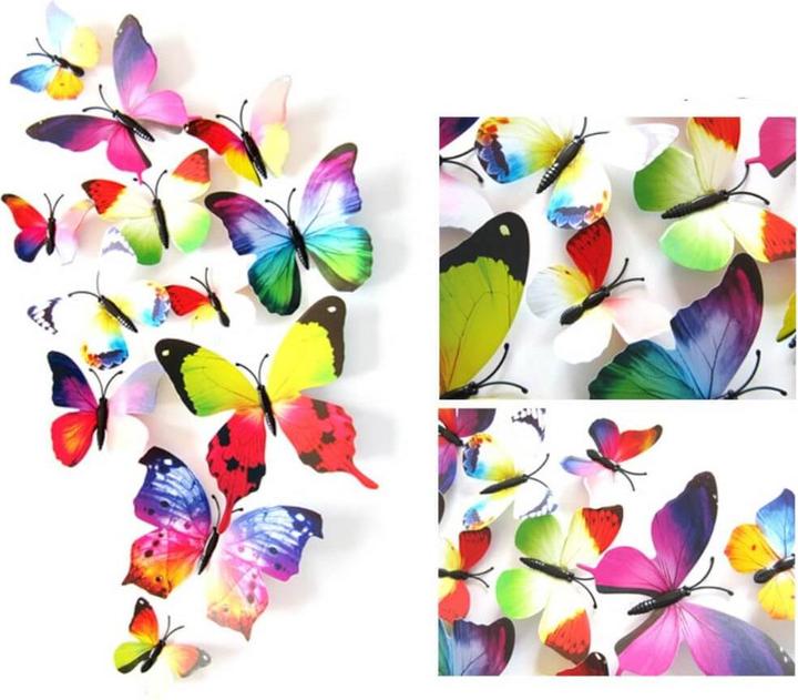 Actual product image Cover-Discount 3D butterflies