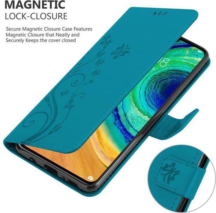Productafbeelding Cadorabo Bloemen Boekomslag (Huawei Mate 30)