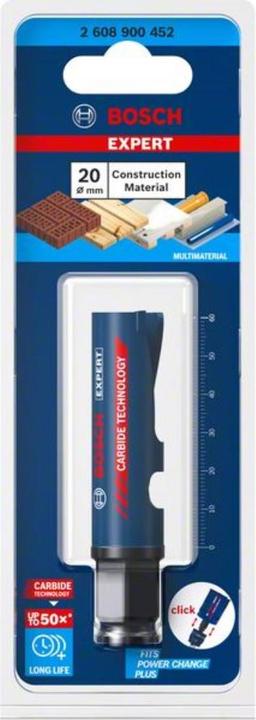 Immagine prodotto Bosch Professional Zubehör Sega a tazza EXPERT per materiali da costruzione, 20 x 60 mm (20 mm)