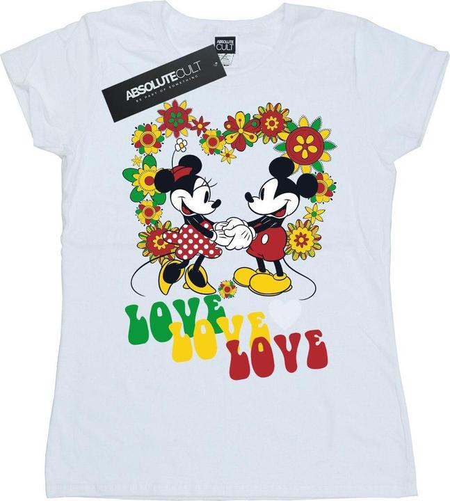 Produktbild Disney Mickey And Minnie Mouse Hippie Love TShirt (S)