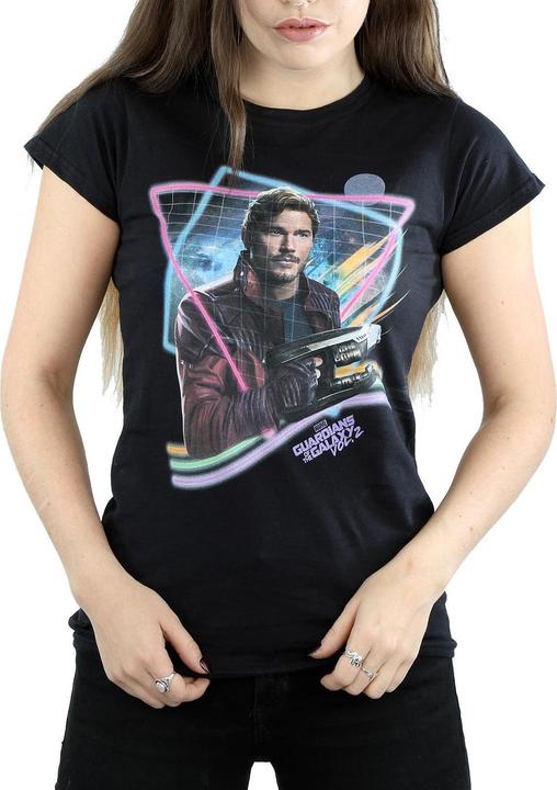 Produktbild Guardians Of The Galaxy Neon Star Lord TShirt (S)