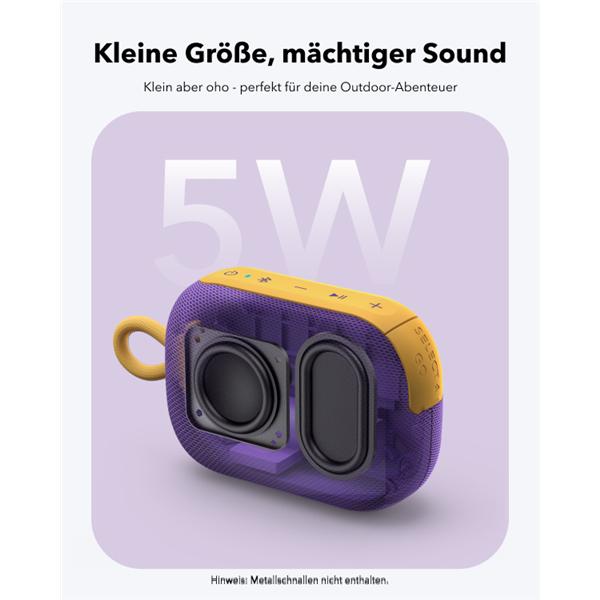 Produktbild soundcore Select 4 Go purple (18 h, Stromversorgung über USB)