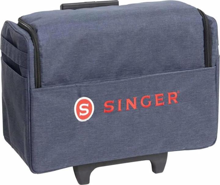 Produktbild Singer 250050496 Nähmaschinen-Rollkoffer Jeans-Blau