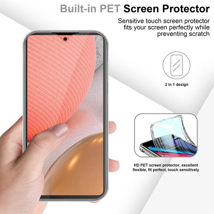 Produktbild Cadorabo TPU 360 Grad Case Cover (Samsung Galaxy A72)