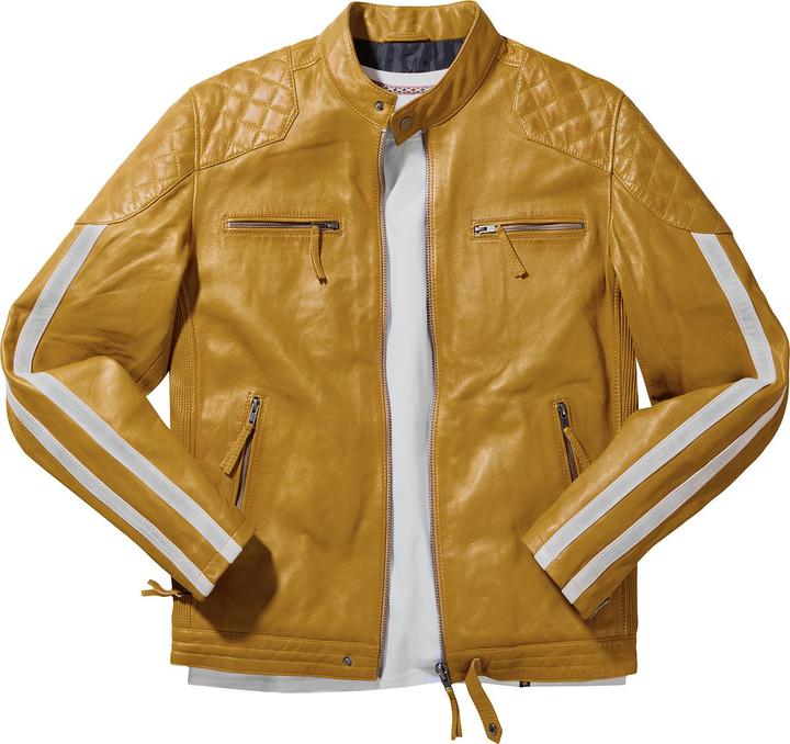 Produktbild Joe Browns Quilted Premium Leather Racer Jacket (L)