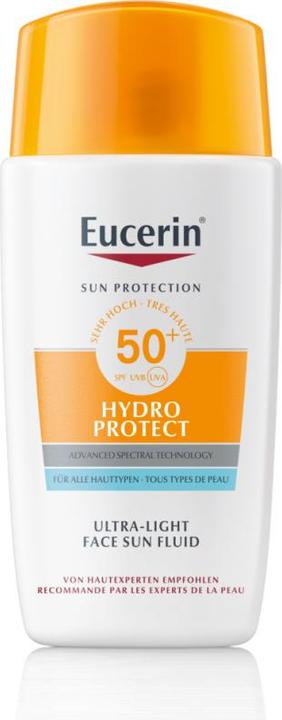 Immagine prodotto Eucerin SUN Face Hydro Protect Fluid SPF 50+ (Crema solare viso, SPF 50+, 50 ml, 73.67 g)