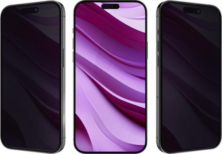 Actual product image JCPAL Preserver Privacy Glass Screen Protector for iPhone 16 Pro Max (1 Piece, Apple iPhone 16 Pro Max)