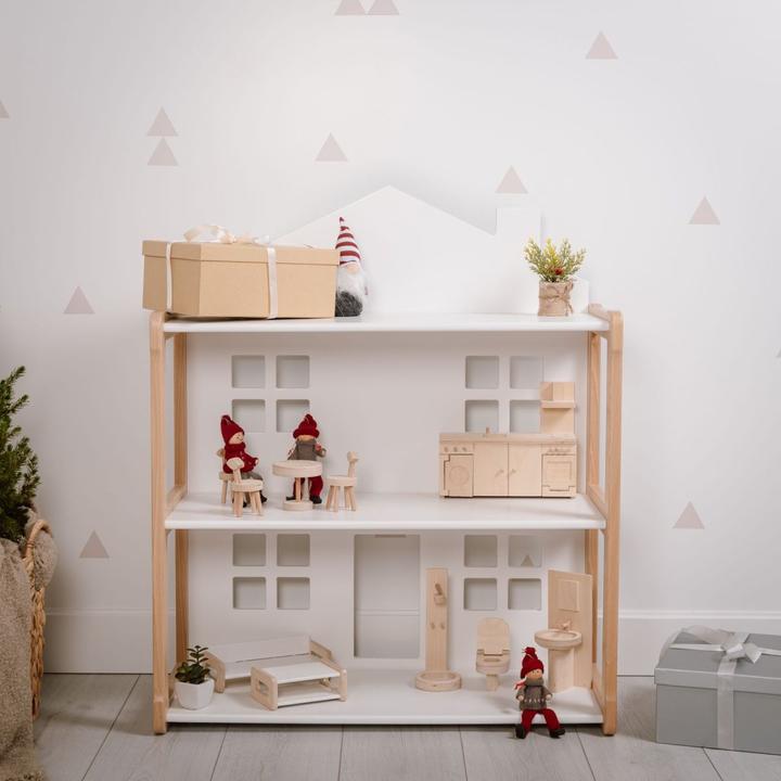 Immagine prodotto Montessori Scaffale Casa delle Bambole KIKI - Bianco
