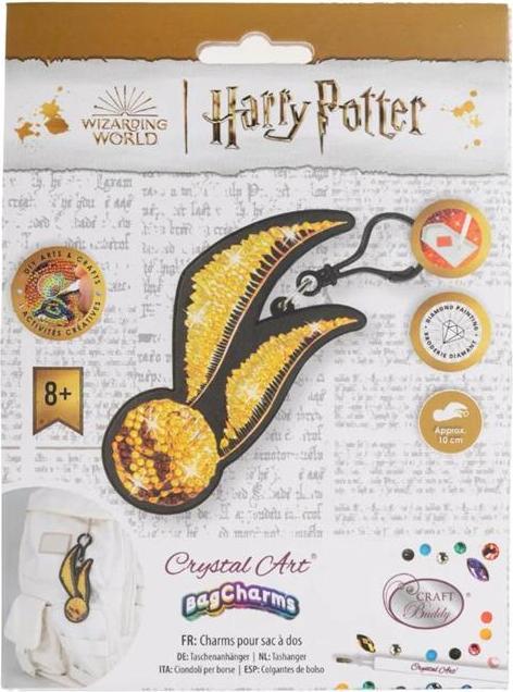 Produktbild Craft Buddy Der goldene Schnatz, Crystal Art Anhänger