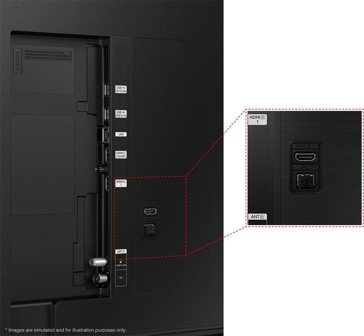 Actual product image Samsung QE85Q60D (85", Q60D, QLED, 4K, 2024)