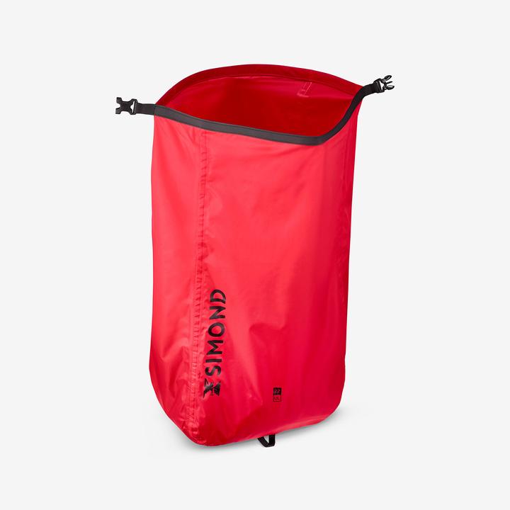 Actual product image Simond Packsack Drybag 22 l wasserdicht ultraleicht - rot