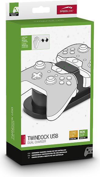 Immagine prodotto Speedlink Doppio caricabatterie USB Twindock (Xbox One X, Xbox Series X, Xbox One S, Xbox Serie S)