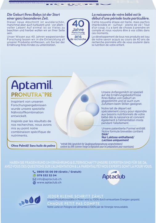 Produktbild Aptamil Pronutra (1200 g, ab Geburt)