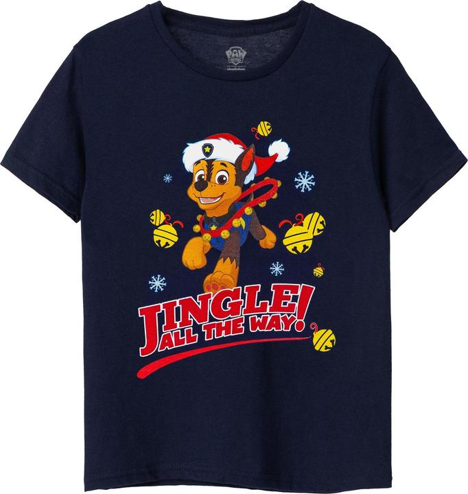 Image du produit Paw Patrol - T-shirt JINGLE ALL THE WAY - Garçon (128)