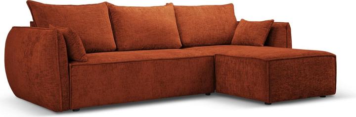 Actual product image Micadoni Right Corner Sofa With Bed Function And Box, "Kaelle", 4 Seats, 252x165x87Made in Europe (Corner sofa)