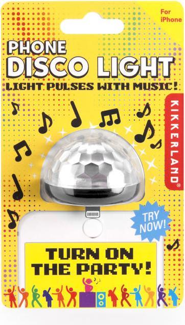 Actual product image Kikkerland Iphone Disco Light