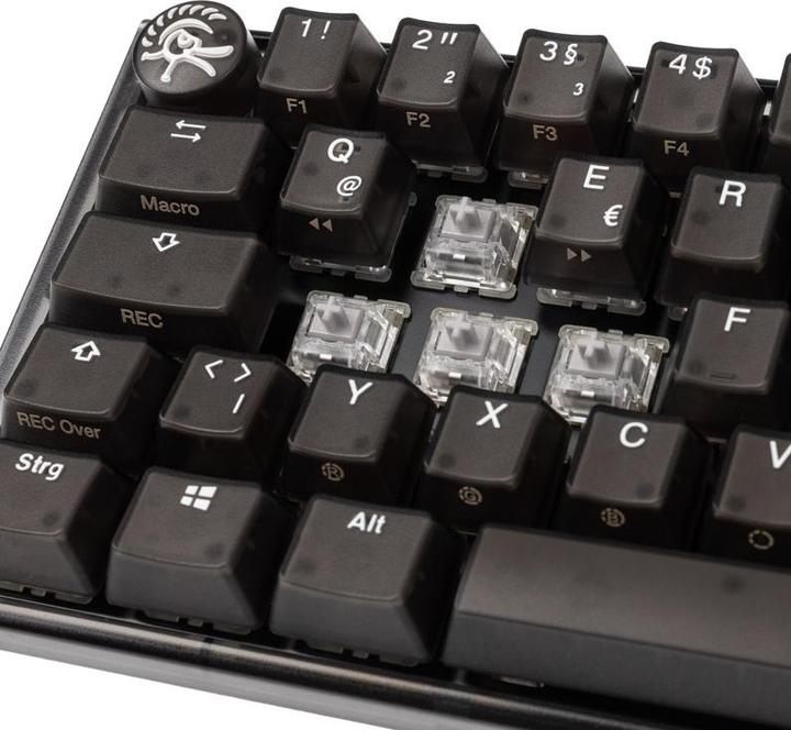 Productafbeelding Ducky One 3 Aura Black Mini Gaming Keyboard, RGB LED - MX-Speed-Silver (NL, Bedraad)