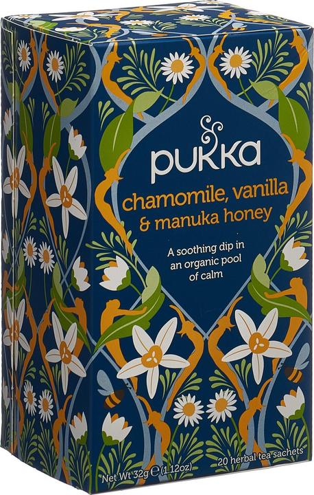 Immagine prodotto Pukka Kamille, Vanille und Manuka-Honig (77 g)