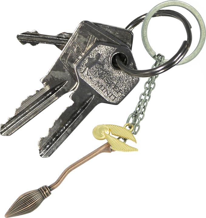 Actual product image Abysse Harry Potter 3d Nimbus Keychain