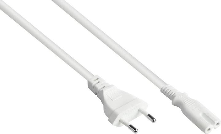 Produktbild Kabelmeister Netzkabel Schutzkontakt-Stecker Typ E+F (90° gew.) an Kaltgeräte-Buchse C19, schwarz (1 m)
