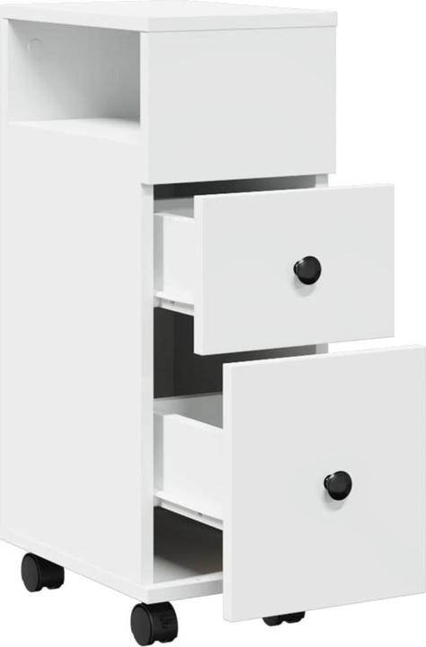 Produktbild VidaXL Badschrank Schmal mit Rollen