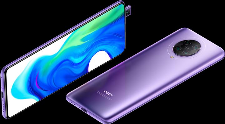 Actual product image Xiaomi Poco F2 Pro (128 GB, electric purple, 6.67", Dual SIM, 64 Mpx, 5G)