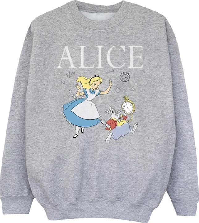 Produktbild Disney Jungen Alice im Wunderland Folgen Sie dem Kaninchen Sweatshirt (152, 158)
