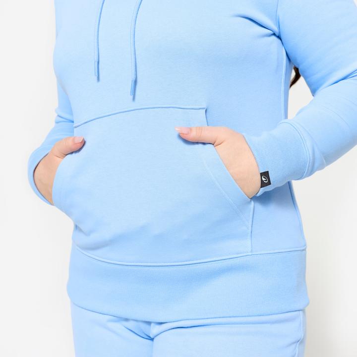 Immagine prodotto Domyos Hoodie Damen Baumwolle - hellblau (M)